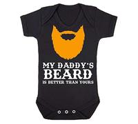 My Daddy's Ginger Beard is Better Than Yours Baby Vest (0-3 Months) Black