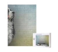 My Daily Bernese Mountain Dog,300 Pieces Wooden Jigsaw Family Game Jigsaw Puzzles for Adults Teens