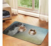 My Daily Bernese Mountain Dog,Waterproof Pet Feeding Mat,PU Leather Placemats for Cat Dog Water Bowl,Food Mats,40x60cm