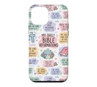 My Daily Bible Affirmations Christian Faith Pastel Collage Case for iPhone 12 mini