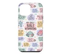 My Daily Bible Affirmations Christian Faith Pastel Collage Case for iPhone 12 Pro Max
