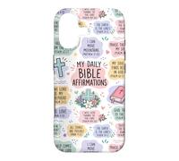 My Daily Bible Affirmations Christian Faith Pastel Collage Case for iPhone 17