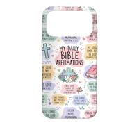 My Daily Bible Affirmations Christian Faith Pastel Collage Case for iPhone 17 Pro Max