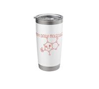 My Daily Molecule Chocolate Chemistry Meme Stainless Steel Insulated Tumbler