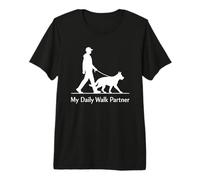 My Daily Walk Partner German Shepherd Owner Premium T-Shirt