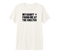 My Daniff Found Me At The Shelter Premium T-Shirt