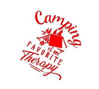 My Dark Secret Of Camping Outdoors Car Window Body Side Decals Car Decals(Red,40X43.1CM)