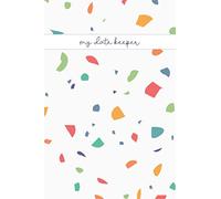 My Date Keeper: Modern Terrazzo cover Month by month Birthday Reminder notebook - 122 pages - 6 x 9