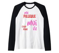 My Daughter and I is for Life Christening Godmother Gift Raglan Baseball Tee