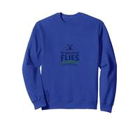 My Daughter Flies I Pay The Bills Cheerleader Dad Humor Sweatshirt, Adult Unisex, Royal Blue, XXL