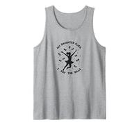 My Daughter Flies I Pay The Bills Proud Parent Tank Top, Men, Heather Grey, XL