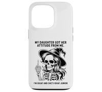 My Daughter Got Her Attitude From Me I'm IDGAF & She's IDGAF Case for iPhone 13 Pro