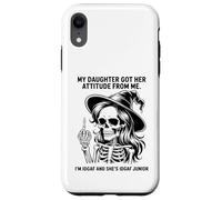 My Daughter Got Her Attitude From Me I'm IDGAF & She's IDGAF Case for iPhone XR