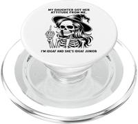 My Daughter Got Her Attitude From Me I'm IDGAF & She's IDGAF PopSockets PopGrip for MagSafe