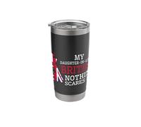 My Daughter in Law is British Nothing Scares Me Britain Flag Stainless Steel Insulated Tumbler