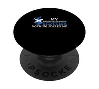 My Daughter In Law is Scottish Nothing Scares Me Scotland PopSockets Swappable PopGrip