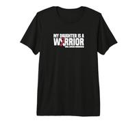 My Daughter is a Warrior Oral Cancer Awareness Premium T-Shirt
