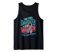 My Daughter is A Warrior Thyroid Cancer Awareness Tank Top