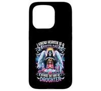 My Daughter Is My Guardian-Angel in Heaven Mothers Grief Case for iPhone 15 Pro