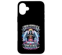 My Daughter Is My Guardian-Angel in Heaven Mothers Grief Case for iPhone 16 Plus