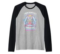My Daughter is My Guardian-Angel in Heaven Mothers Grief Raglan Baseball Tee