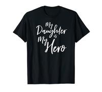 My Daughter Is My Hero Cancer Survivor Shirt For Mom Dad Tee T-Shirt