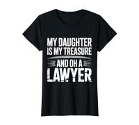 My Daughter is My Treasure and Oh A Lawyer - Value Graphic T-Shirt, Women, Black, XL