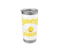 My Daughter Throws Harder Than Your Son Baseball Softball Stainless Steel Insulated Tumbler