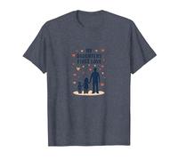 My Daughters' First Love - Heartwarming Family Moment T-Shirt, Men, Heather Blue, 6XL