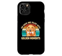 My Days Are Filled With Golden Moments, Golden Retriever Dog Case for iPhone 11 Pro