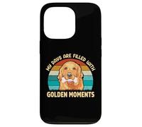 My Days Are Filled With Golden Moments, Golden Retriever Dog Case for iPhone 13 Pro