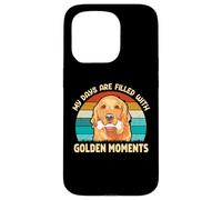 My Days Are Filled With Golden Moments, Golden Retriever Dog Case for iPhone 15 Pro