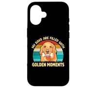 My Days Are Filled With Golden Moments, Golden Retriever Dog Case for iPhone 16
