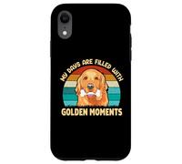 My Days Are Filled With Golden Moments, Golden Retriever Dog Case for iPhone XR