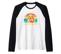 My Days Are Filled With Golden Moments, Golden Retriever Dog Raglan Baseball Tee