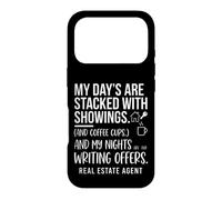 My Days Are Stacked With Showings Real Estate Agent Graphic Case for iPhone 17 Pro