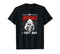 My Demons Know I Fight Back PTSD Awareness T-Shirt