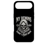 My Demons Know I Fight Back Skull PTSD Awareness Case for iPhone Air