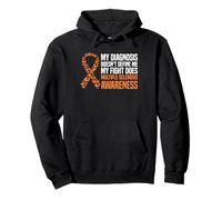 My Diagnosis Dosent Define Me MS Multiple Sclerosis Pullover Hoodie