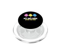 My Diet Ends After The Fair Cotton Candy Lover Funny PopSockets PopGrip for MagSafe