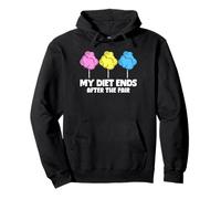 My Diet Ends After The Fair Cotton Candy Lover Funny Pullover Hoodie