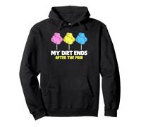 My Diet Ends After The Fair Cotton Candy Lover Funny Pullover Hoodie