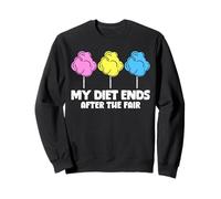 My Diet Ends After The Fair Cotton Candy Lover Funny Sweatshirt