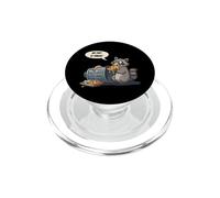 My Diet is Trash - Raccoon eating a pizza from the trash PopSockets PopGrip for MagSafe