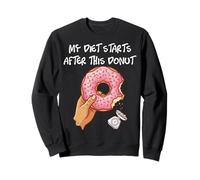 My Diet Starts After This Donut Doughnut Food Lover Donuts Sweatshirt