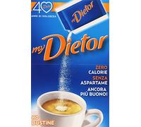 My Dietor Italian Powder Sweetener 0 kcal 80 Bags Sugar Substitute 64g