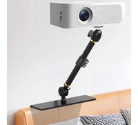 My DIMELIFE Bed Sofa Projector Stand - Adjustable Length 33-45cm, Angle Adjustble Projector Mount, Invisible Installation on Bed or Sofa, Compatible with 99% Projectors, XGIMI, Nebula, Epson and More