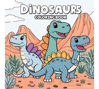 My Dino Friends: 50 Cute Dinosaurs to Color: Friendly dinos, big smiles, and endless fun, perfect for little artists (Coloring World Adventures)