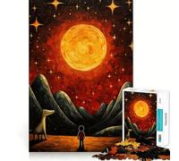 My Dinosaur And Me 1000 Piece Jigsaw Puzzles for Adults Memory Gain Peaceful Time Design Assembly Premium Gift (38x26cm)