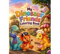 My Dinosaur Friends Coloring Book (Fantasy Worlds Coloring Collection)